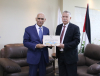 Palestine Polytechnic University (PPU) - University Graduates Union and Palestine Polytechnic University receive the Deputy Minister of Interior