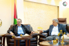 Palestine Polytechnic University (PPU) - رئيس جامعة بوليتكنك فلسطين يستقبل مدير المستشفى الأهلي -الخليل 