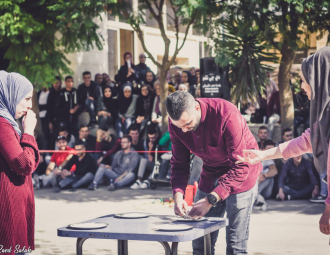 Palestine Polytechnic University (PPU) -  جانبٌ من النشاطات التي أقامها قسم الأنشطة الرياضية في عمادة شؤون الطلبة بالتعاون مع مجلس اتحاد الطلبة في جامعة بوليتكنك فلسطين