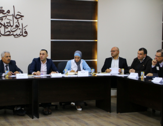 Palestine Polytechnic University (PPU) - اجتماع اللجنة التحضيرية للمؤتمر الوطني الخامس في التعليم والتدريب التقني والمهني 
