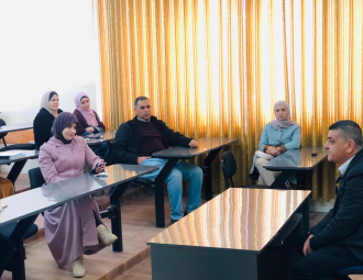 Palestine Polytechnic University (PPU) - اللجنة العلمية في كلية العلوم التطبيقية في جامعة بوليتكنك فلسطين تعقد محاضرة علمية بعنوان "الفنون والتطور المعرفي عبر التاريخ"