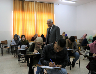 Palestine Polytechnic University (PPU) - إدارة جامعة بوليتكنك فلسطين تقوم بجولة تفقدية لقاعات الامتحانات النهائية للفصل الدراسي الأول 2019/2020