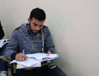 Palestine Polytechnic University (PPU) - إدارة جامعة بوليتكنك فلسطين تقوم بجولة تفقدية لقاعات الامتحانات النهائية للفصل الدراسي الأول 2019/2020
