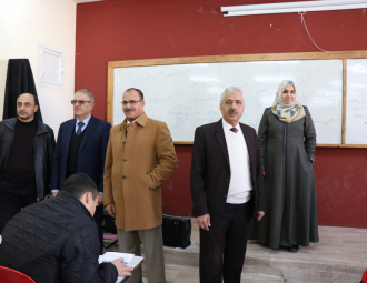 Palestine Polytechnic University (PPU) - إدارة جامعة بوليتكنك فلسطين تقوم بجولة تفقدية لقاعات الامتحانات النهائية للفصل الدراسي الأول 2019/2020