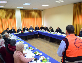 Palestine Polytechnic University (PPU) - جامعة بوليتكنك فلسطين تستقبل وزير العمل الفلسطيني في مقر المركز الوطني الفلسطيني للسلامة والصحة المهنية تحت عنوان اللقاء المفتوح مع وزير العمل الفلسطيني في السلامة والصحة المهنية