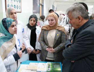 Palestine Polytechnic University (PPU) - كلية الطب وعلوم الصحة بجامعة بوليتكنك فلسطين تنظم فعّاليات "نوفمبر الأزرق" اليوم التوعوي الصحي لمرض السكري وسرطان القولون