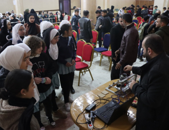 Palestine Polytechnic University (PPU) - مركز التميّز والتعليم المستمر والاتحاد اللوثري واللجنة الشعبية لمخيم الفوار ينظمان فعالية توعوية وإرشادية حول التعليم والتدريب المهني لطلبة المدارس