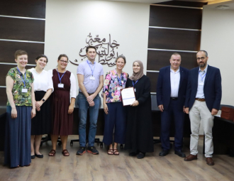 Palestine Polytechnic University (PPU) - المركز الفلسطيني الكوري في جامعة بوليتكنك فلسطين يختتم مدرسة صيفية في علوم الجينومكس الطبية