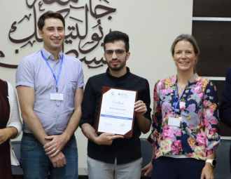 Palestine Polytechnic University (PPU) - المركز الفلسطيني الكوري في جامعة بوليتكنك فلسطين يختتم مدرسة صيفية في علوم الجينومكس الطبية