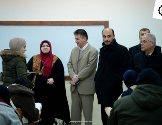 Palestine Polytechnic University (PPU) - إدارة جامعة بوليتكنك فلسطين تقوم بجولة تفقدية لقاعات الامتحانات النهائية للفصل الدراسي الأول 2022/2023