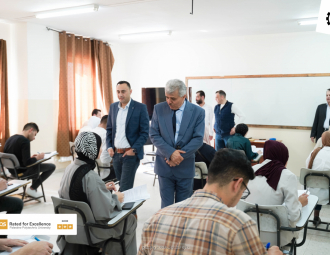 Palestine Polytechnic University (PPU) - إدارة جامعة بوليتكنك فلسطين تقوم بجولة تفقدية لقاعات الامتحانات النهائية للفصل الدراسي الثاني 2023/2022