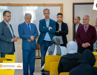 Palestine Polytechnic University (PPU) - إدارة جامعة بوليتكنك فلسطين تقوم بجولة تفقدية لقاعات الامتحانات النهائية للفصل الدراسي الثاني 2023/2022