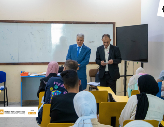 Palestine Polytechnic University (PPU) - إدارة جامعة بوليتكنك فلسطين تقوم بجولة تفقدية لقاعات الامتحانات النهائية للفصل الدراسي الثاني 2023/2022