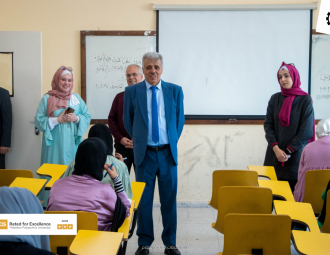 Palestine Polytechnic University (PPU) - إدارة جامعة بوليتكنك فلسطين تقوم بجولة تفقدية لقاعات الامتحانات النهائية للفصل الدراسي الثاني 2023/2022