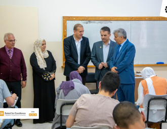 Palestine Polytechnic University (PPU) - إدارة جامعة بوليتكنك فلسطين تقوم بجولة تفقدية لقاعات الامتحانات النهائية للفصل الدراسي الثاني 2023/2022