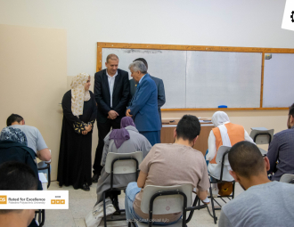 Palestine Polytechnic University (PPU) - إدارة جامعة بوليتكنك فلسطين تقوم بجولة تفقدية لقاعات الامتحانات النهائية للفصل الدراسي الثاني 2023/2022