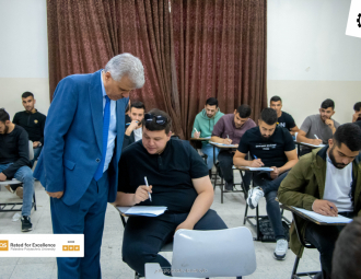 Palestine Polytechnic University (PPU) - إدارة جامعة بوليتكنك فلسطين تقوم بجولة تفقدية لقاعات الامتحانات النهائية للفصل الدراسي الثاني 2023/2022