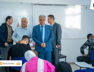 Palestine Polytechnic University (PPU) - إدارة جامعة بوليتكنك فلسطين تقوم بجولة تفقدية لقاعات الامتحانات النهائية للفصل الدراسي الثاني 2023/2022