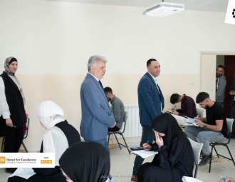 Palestine Polytechnic University (PPU) - إدارة جامعة بوليتكنك فلسطين تقوم بجولة تفقدية لقاعات الامتحانات النهائية للفصل الدراسي الثاني 2023/2022