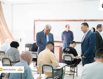 Palestine Polytechnic University (PPU) - إدارة جامعة بوليتكنك فلسطين تقوم بجولة تفقدية لقاعات الامتحانات النهائية للفصل الدراسي الثاني 2023/2022