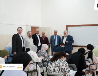 Palestine Polytechnic University (PPU) - إدارة جامعة بوليتكنك فلسطين تقوم بجولة تفقدية لقاعات الامتحانات النهائية للفصل الدراسي الثاني 2023/2022