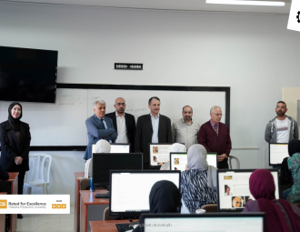 Palestine Polytechnic University (PPU) - إدارة جامعة بوليتكنك فلسطين تقوم بجولة تفقدية لقاعات الامتحانات النهائية للفصل الدراسي الثاني 2023/2022