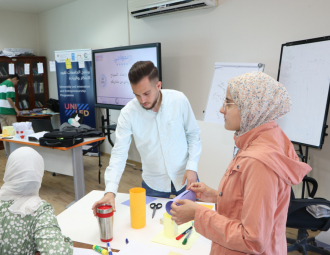 Palestine Polytechnic University (PPU) - جامعة بوليتكنك فلسطين تباشر تدريبات التفكير التصميمي ضمن برنامج الجامعات تقود الإبتكار والريادة UNI-Led