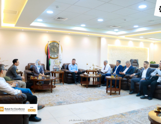 Palestine Polytechnic University (PPU) - وفد من وزارة الاقتصاد الوطني والوكالة السويسرية للتنمية والتعاون يزور جامعة بوليتكنيك فلسطين