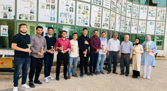 Palestine Polytechnic University (PPU) - عميد شؤون الطلبة يكرم منتخب الجامعة للشطرنج