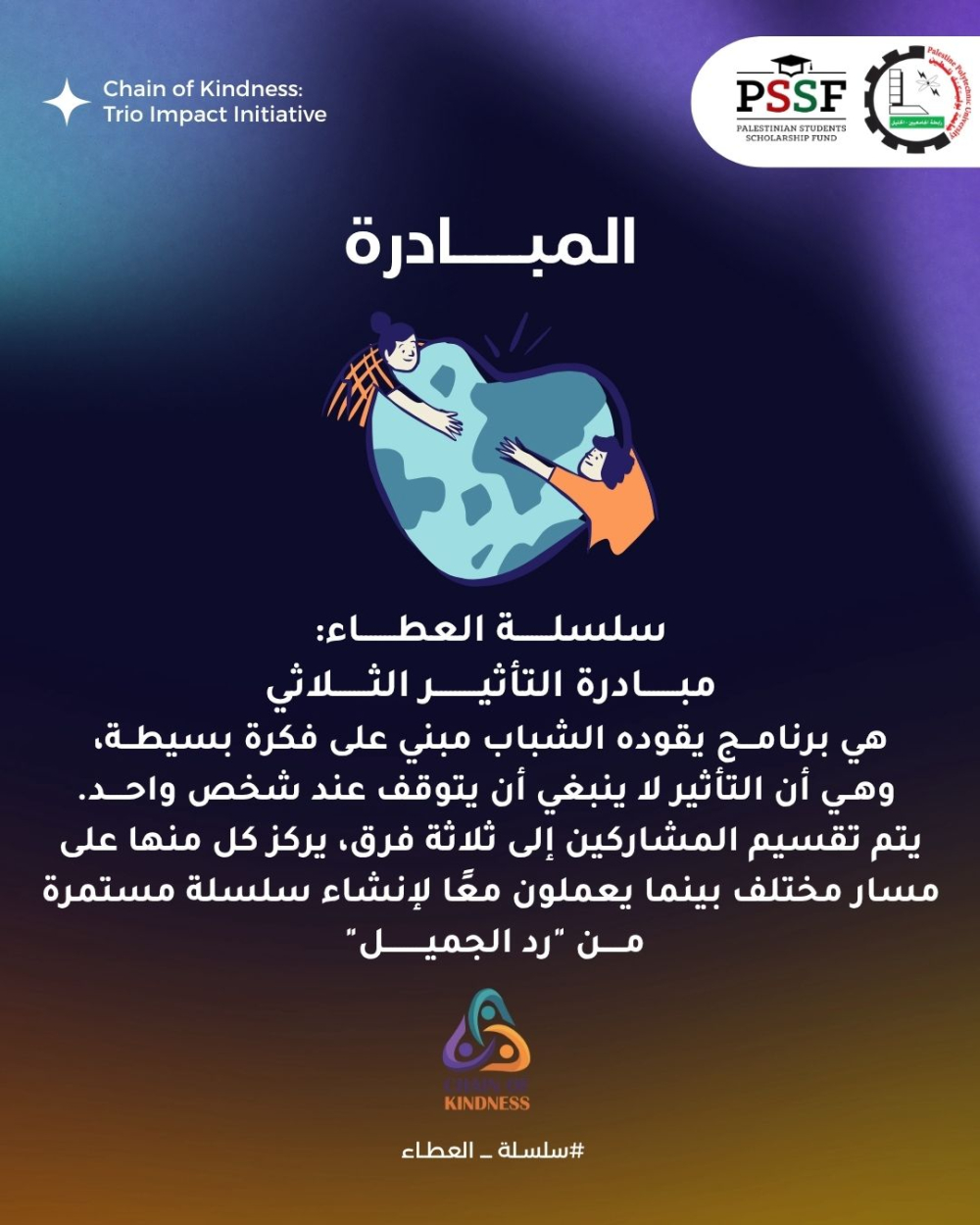 صوتكم يصنع الفرق في دعم المبادرات الإنسانية – صوّتوا لفريق البوليتكنك