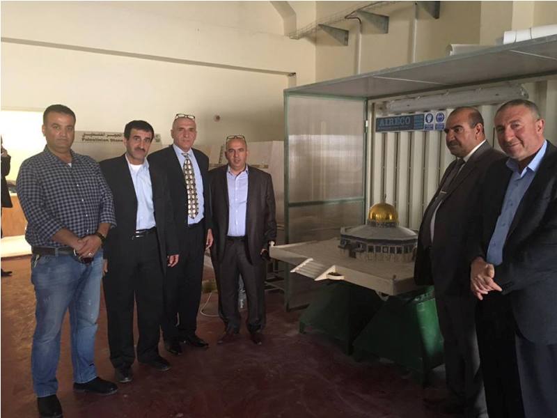 Palestine Polytechnic University (PPU) - جامعة بوليتكنك فلسطين تستقبل وفداً من اتحاد صناعة الحجر والرخام