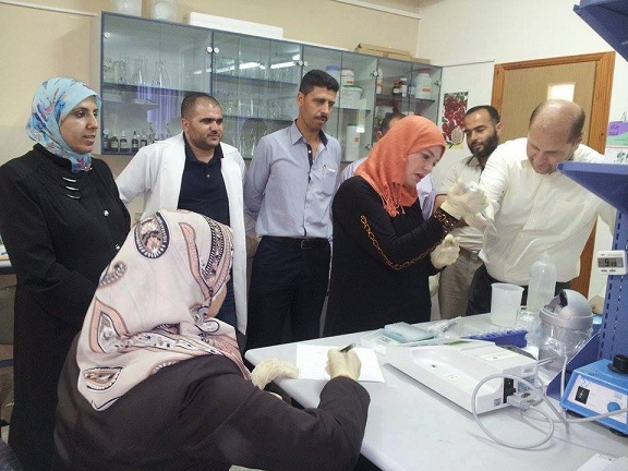 Palestine Polytechnic University (PPU) - دورة تدريبية في مجال تحديد البصمة الوراثية في جامعة بوليتكنك فلسطين
