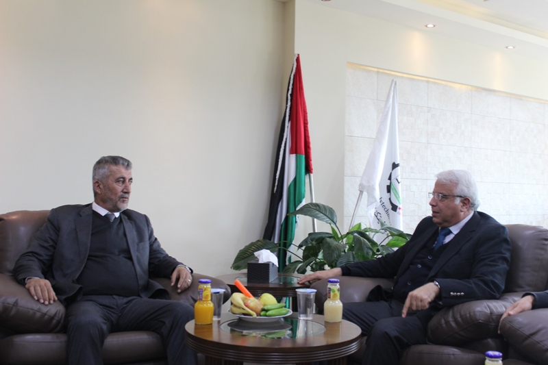 Palestine Polytechnic University (PPU) - جامعة بوليتكنك فلسطين تستقبل وفداً من نقابة المهندسين