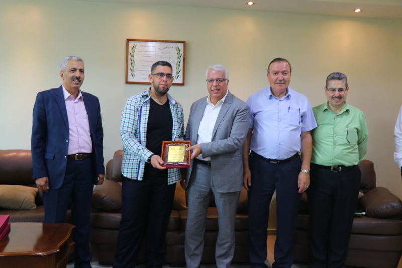 Palestine Polytechnic University (PPU) - جامعة بوليتكنك فلسطين تكرم فريق عمل مشروع تطوير تخصصات التكييف والتبريد بالجامعة