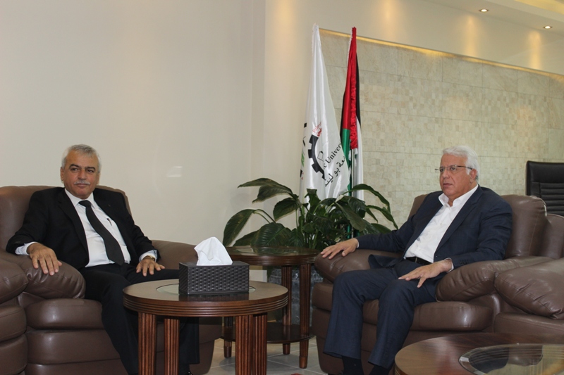 Palestine Polytechnic University (PPU) - جامعة بوليتكنك فلسطين تستقبل وفداً من هيئة تسوية الأراضي والمياه في فلسطين