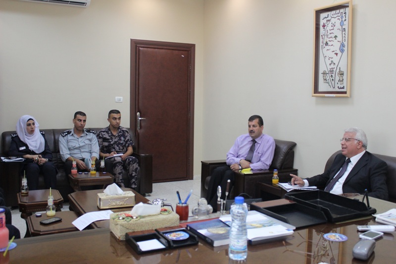 Palestine Polytechnic University (PPU) - جامعة بوليتكنك فلسطين تبحث سبل التعاون المشترك ما بين المركز الوطني الفلسطيني للسلامة والصحة المهنية وحماية البيئة ومديرية الدفاع المدني