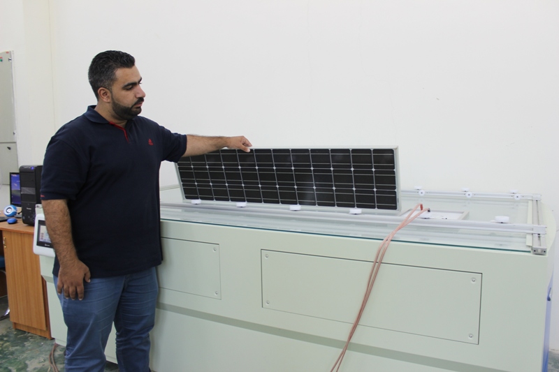 Palestine Polytechnic University (PPU) - The Efficiency of Photovoltaic Modular Service (Flash Test Machine) launched at Palestine Polytechnic University