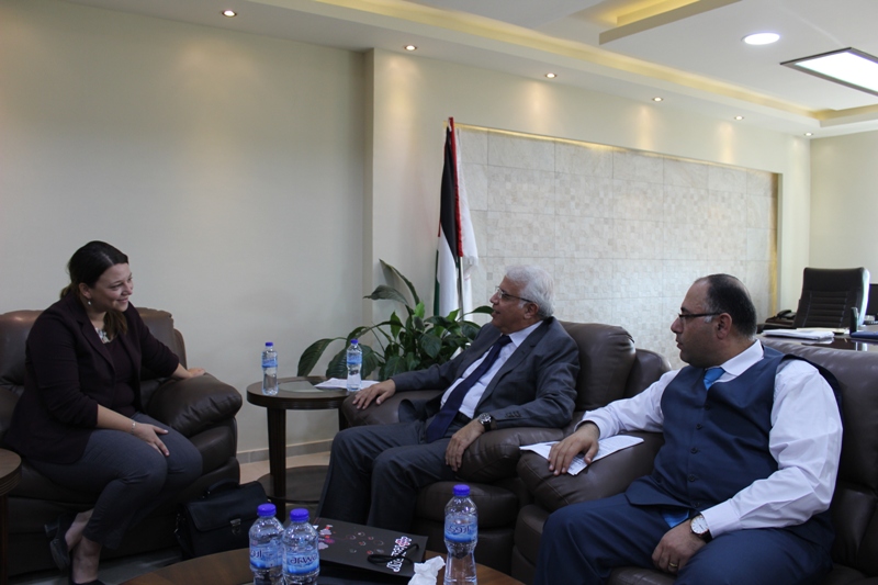 Palestine Polytechnic University (PPU) - جامعة بوليتكنك فلسطين تستقبل مديرة مكتب مؤسسة DAAD الألمانية في القدس