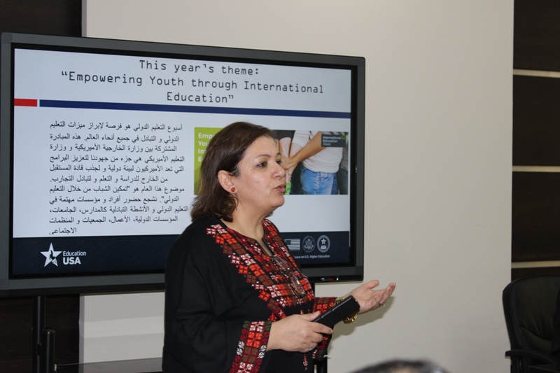 Palestine Polytechnic University (PPU) - جامعة بوليتكنك فلسطين تعقد يوماً تعريفياً حول الدراسة في الولايات المتحدة الأمريكية