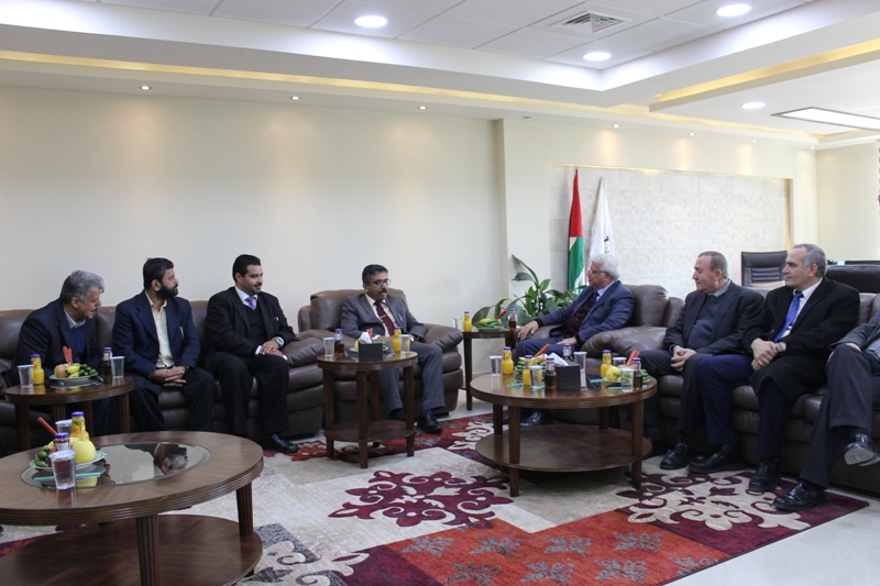 Palestine Polytechnic University (PPU) - Palestine Polytechnic University receives the Representative of the State of India in Palestine