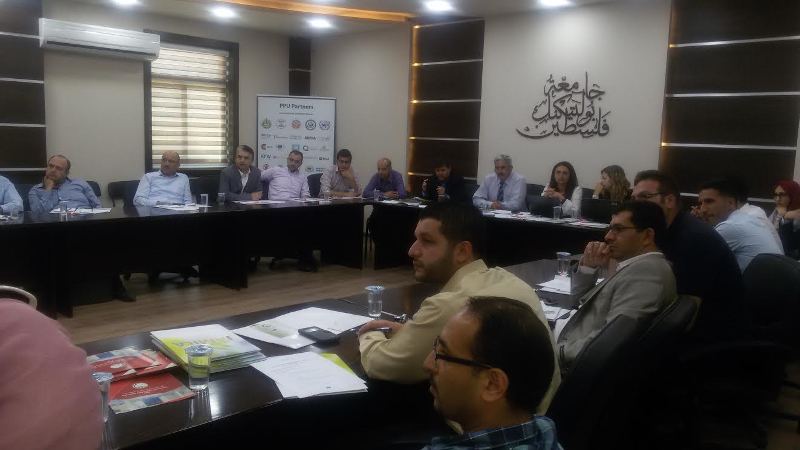 Palestine Polytechnic University (PPU) - جامعة بوليتكنك فلسطين تستضيف اللقاء التقني للجنة مشروع JAMILA الخاص ببرنامج ماجستير الطاقة المتجددة والإستدامة