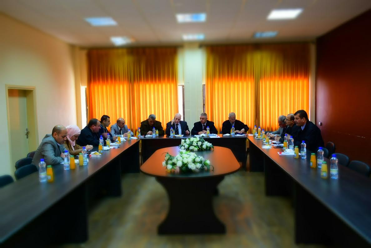 Palestine Polytechnic University (PPU) - بدء التحضيرات الخاصة بعقد المؤتمر الوطني الثالث للسلامة والصحة المهنية  تحت شعار "تطوير استخدام احصائيات السلامة والصحة المهنية"