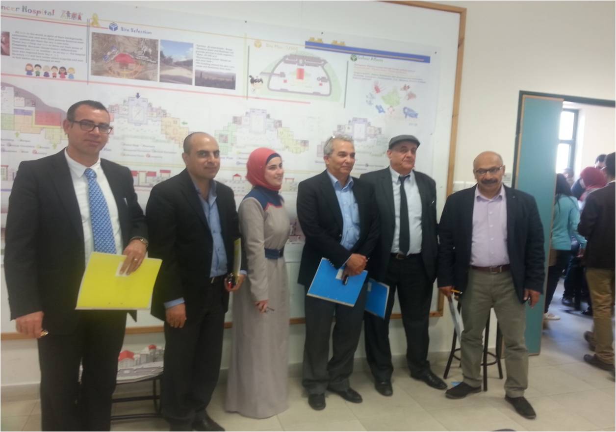 Palestine Polytechnic University (PPU) - كلية الهندسة تشارك بمناقشة مشاريع تخرج قسم الهندسة المعمارية في جامعة النجاح الوطنية