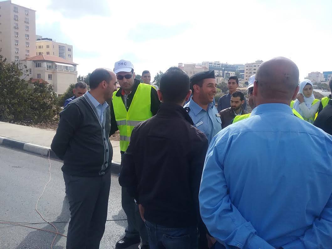 Palestine Polytechnic University (PPU) - دائرة الهندسة المدنية والمعمارية في كلية الهندسة تشارك في فعالية الفحص الشتوي وبناء قدرات الشرطة الفلسطينية 