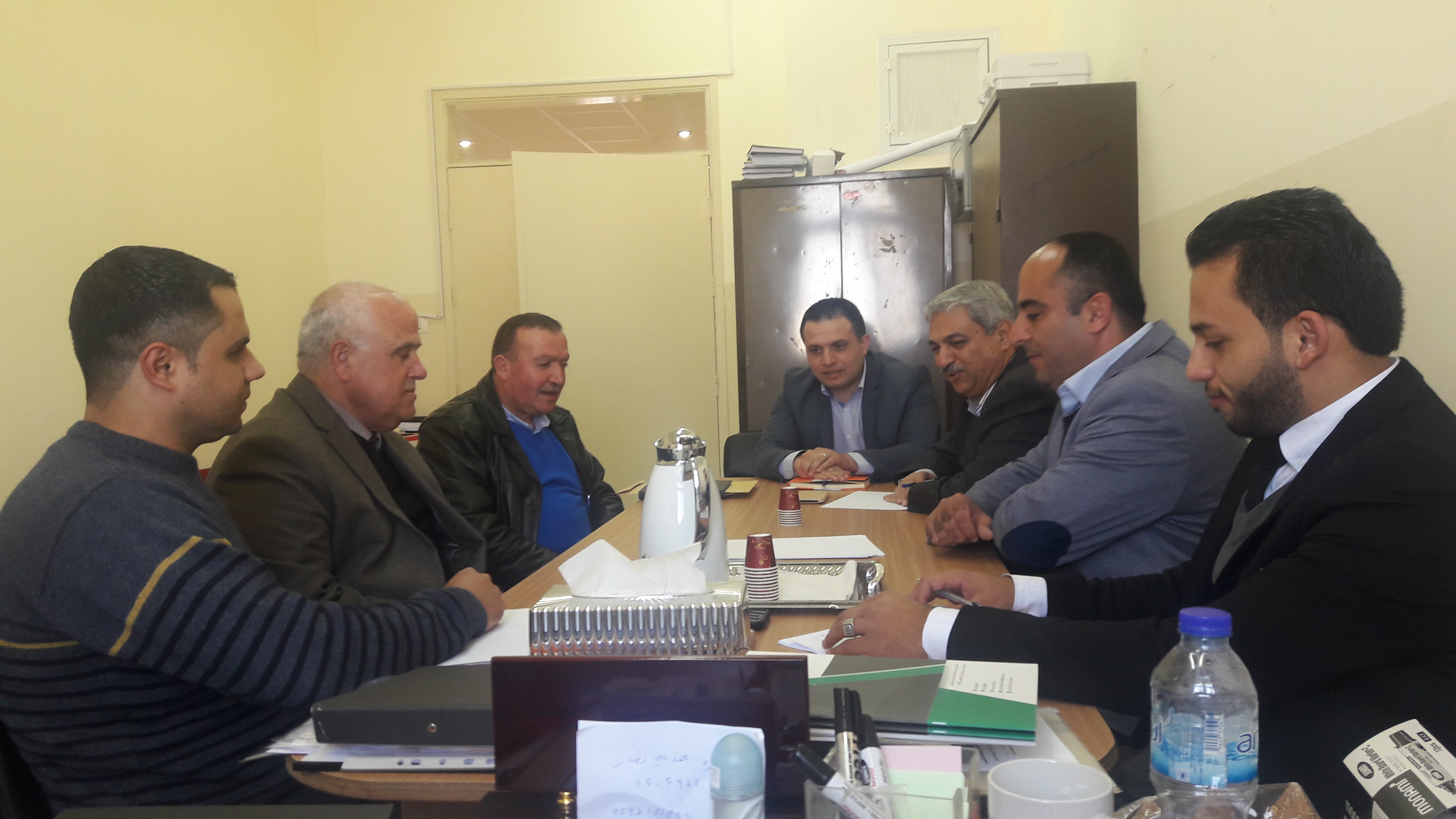 Palestine Polytechnic University (PPU) - زيارة وفد من جمعية الخرسانة الفلسطينية لكلية الهندسة