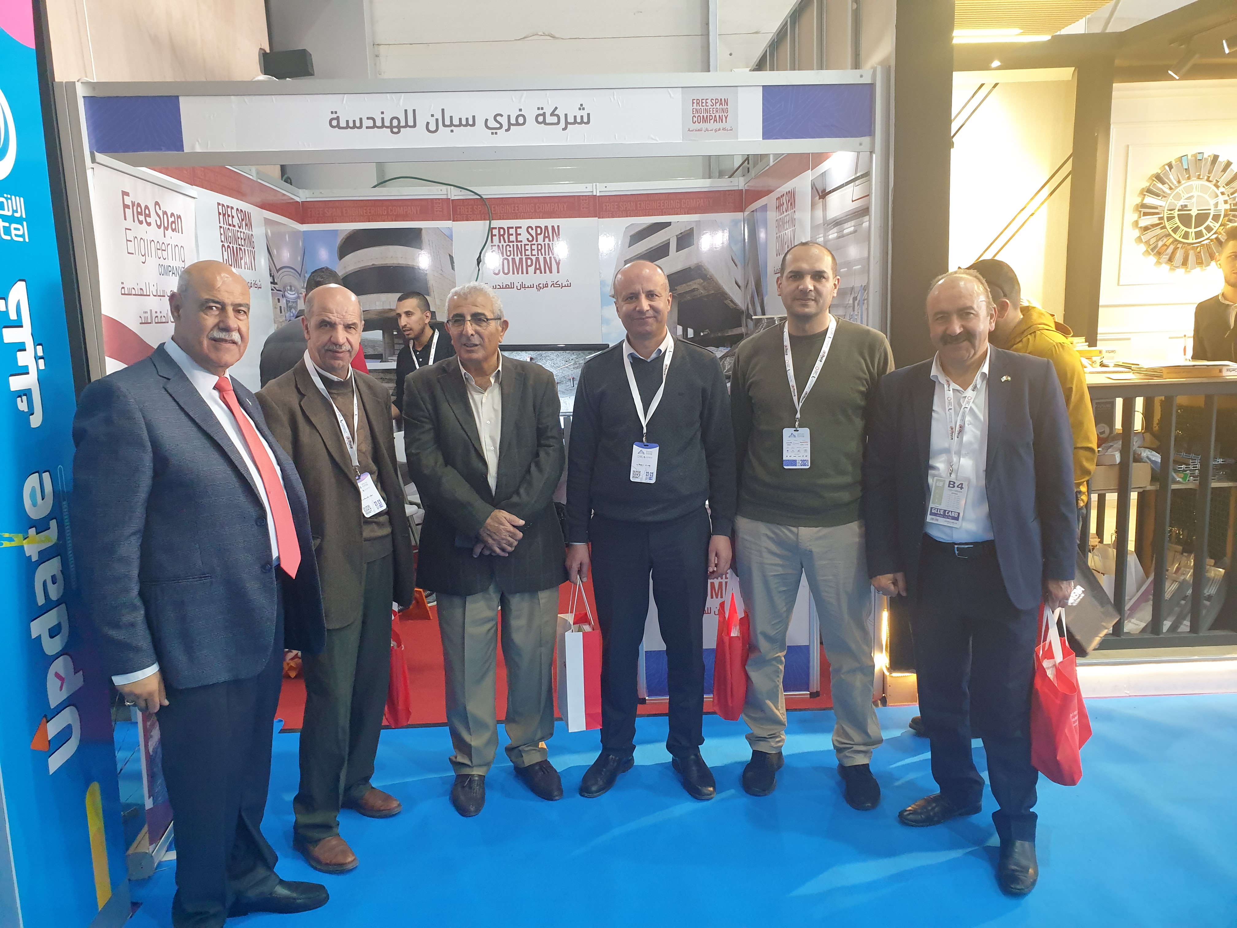 Palestine Polytechnic University (PPU) - مشاركات كلية الهندسة في معرض فلسطين للصناعات الانشائية 2021