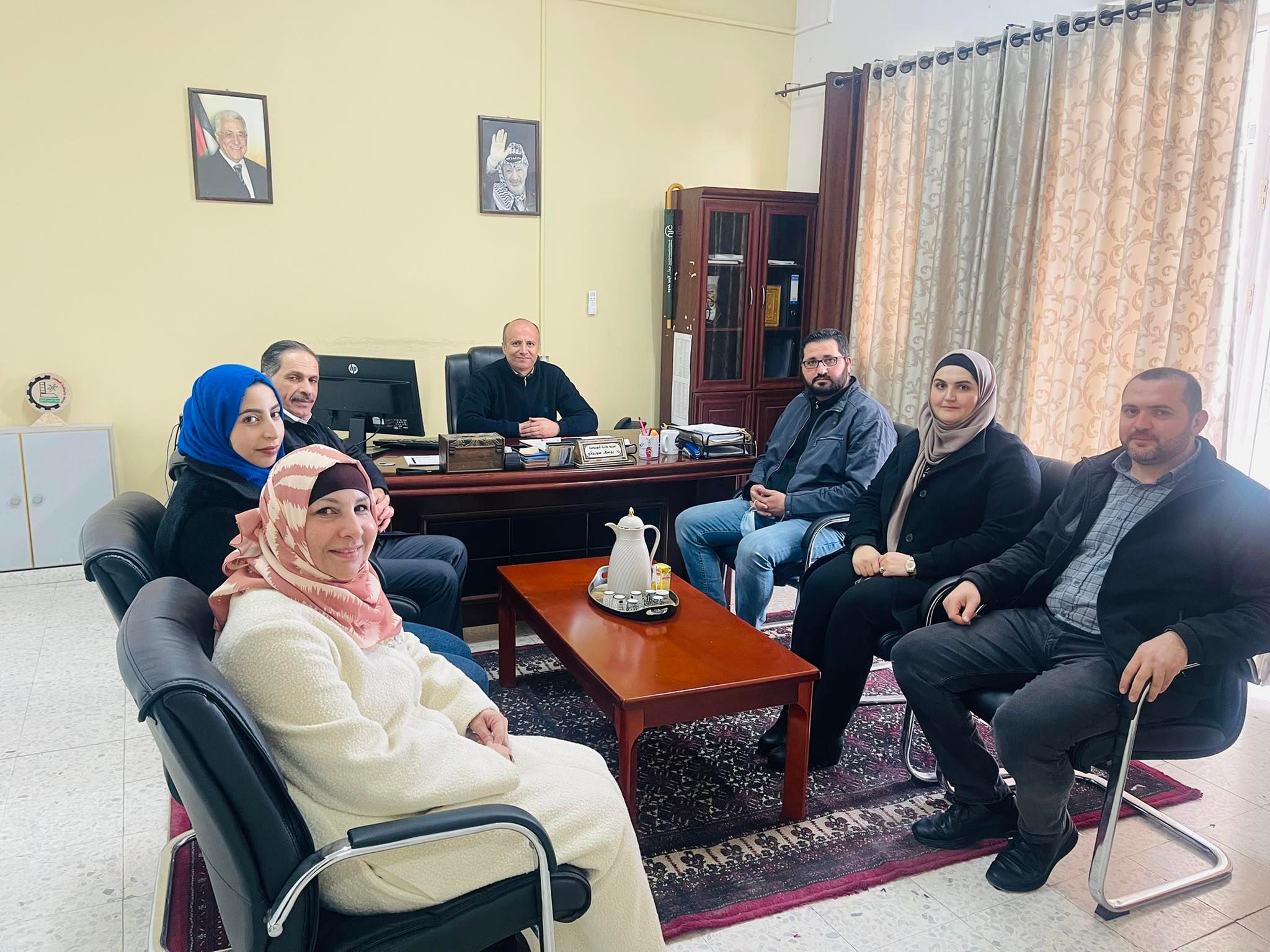 Palestine Polytechnic University (PPU) - زيارة وفد من شركة سما للإنشاءات لكلية الهندسة