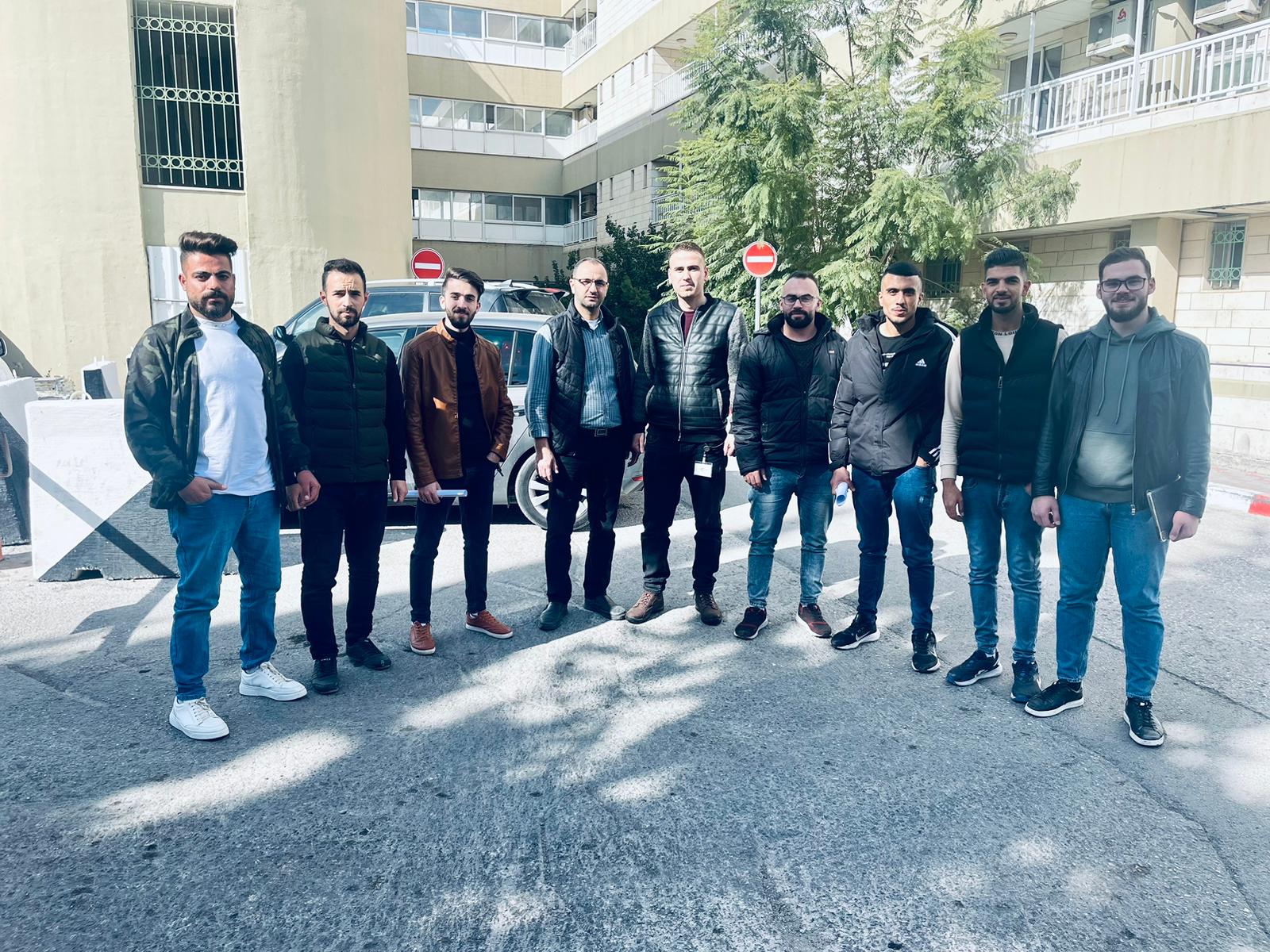 Palestine Polytechnic University (PPU) - زيارة علمية لطلبة هندسة التكييف والتبريد إلى المستشفى الأهلي