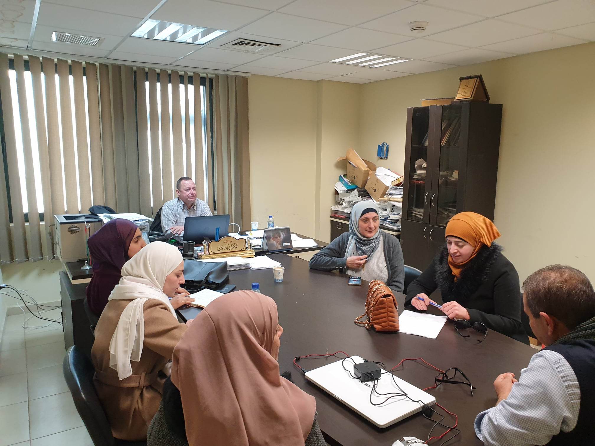 Palestine Polytechnic University (PPU) - لقاء ترتيبي لعمل مشروع بحثي حول الحصاد المائي في فلسطين