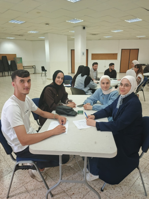 Palestine Polytechnic University (PPU) - جامعة بوليتكنك فلسطين تُشارك في ورشة تدريبية لتصميم المبادرات المجتمعية ضمن مشروع " القيادات الشابة "